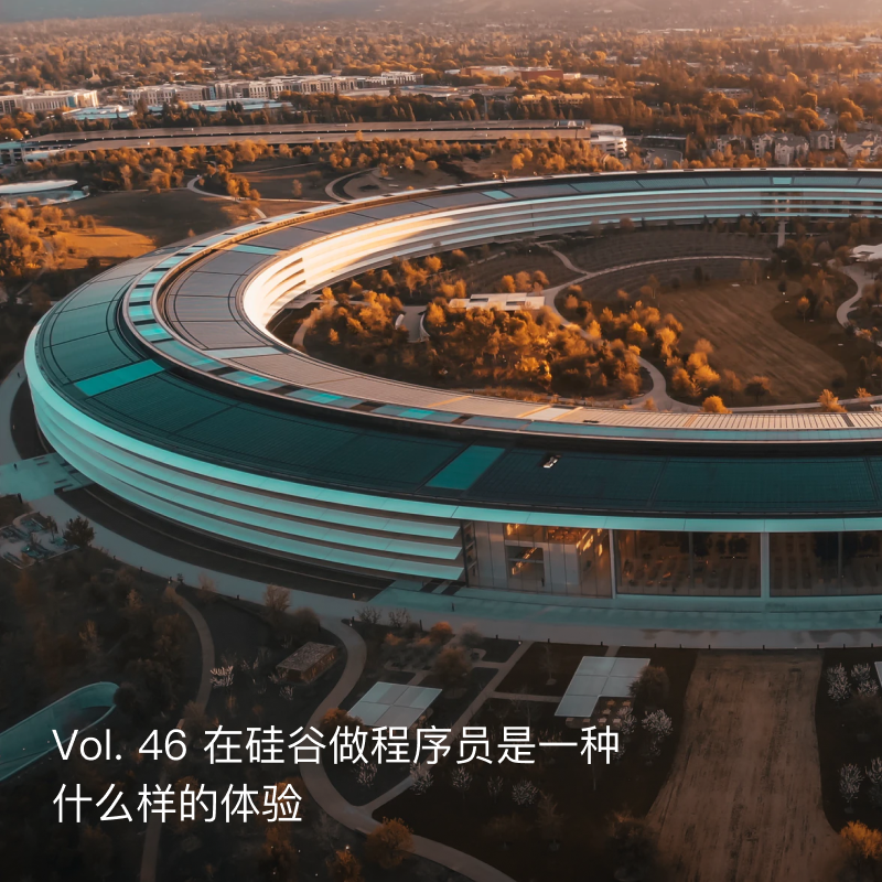Vol. 46 在硅谷工作和生活是一种什么样的体验