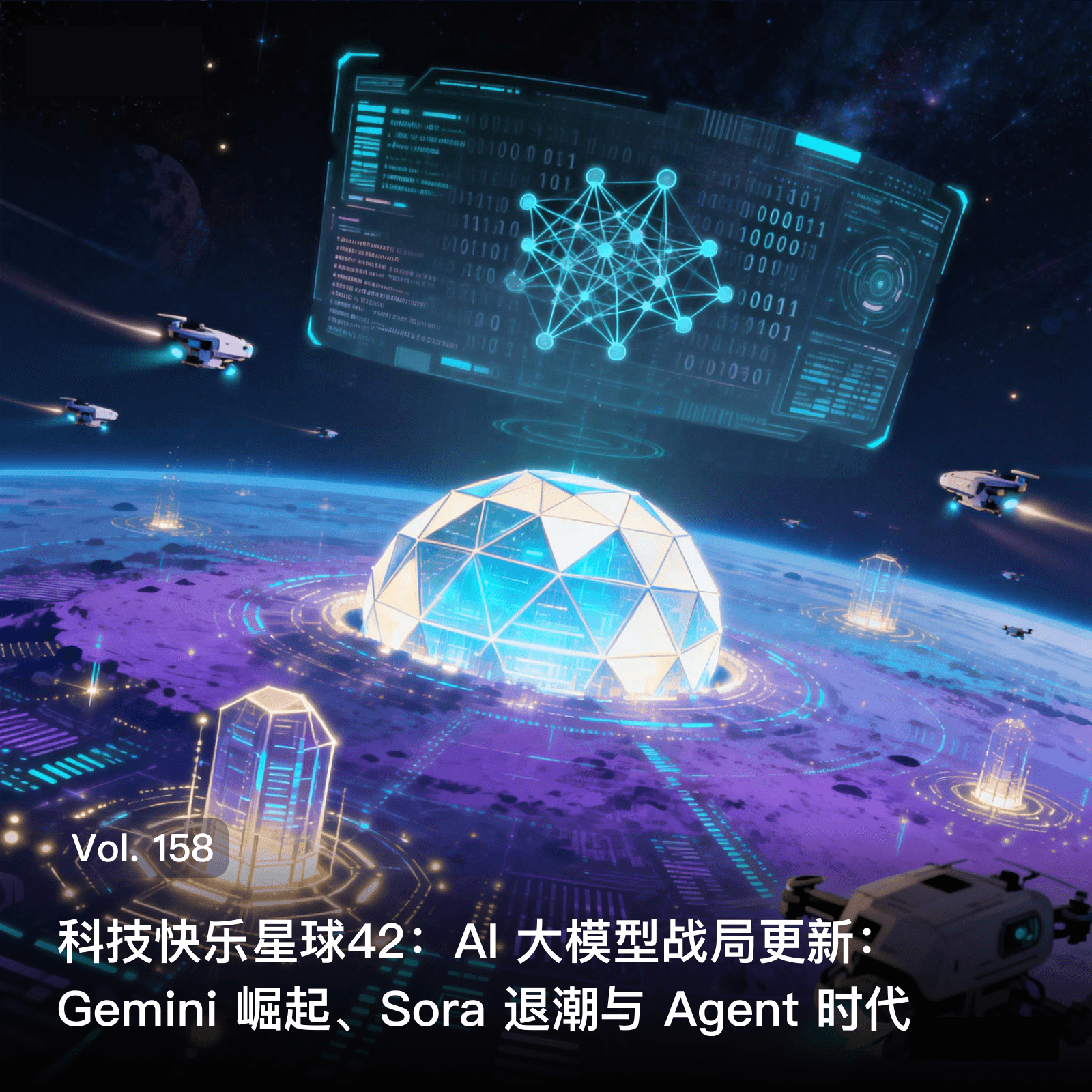Vol. 158 科技快乐星球42: AI 战局更新 Gemini 崛起、Sora 退潮与 Agent 时代